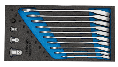Combination ratchet wrench set, switchable and adapter in CT module - 2327678 (1)