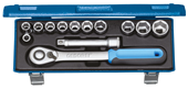 Steckschlüssel-Satz 1/2" 13-teilig 6-kant 10-24 mm - 2545810
