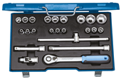 Steckschlüssel-Satz 1/2" 23-teilig 6-kant 8-32 mm - 2545837