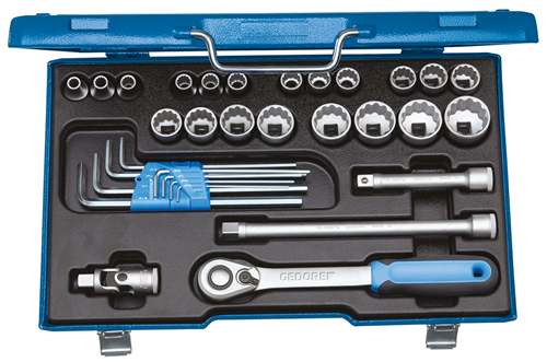 Socket wrench set 1/2" 31 pieces UD 5/16-1.1/4" - 2546027 (1)
