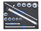 Socket wrench assortment 3/4" in check tool module, 14 pieces - 2752727 (1) (Thumbnail)