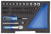 Steckschlüssel-Satz 1/4" in 1/2 L-BOXX 136 Modul 44-teilig - 2835886