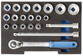 Steckschlüssel-Satz 1/2" in 1/2 L-BOXX 136 Modul 21-teilig - 2836009