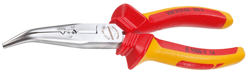 VDE multiple pliers with sheath insulation, angled 200 mm - 3100383 (2)