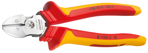 VDE power side cutters with casing insulation 180 mm - 2910950 (2)