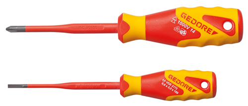 VDE screwdriver set SLIM DRIVE 2-piece slotted + PH - 2928736 (1)