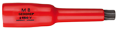 VDE-Schraubendrehereinsatz 3/8" XZN M8 - 2946564