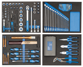 Werkzeugsortiment in Check-Tool-Modulen 147-teilig - 2955997