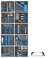 Werkzeugsortiment in Check-Tool-Modulen 308-teilig - 2956535