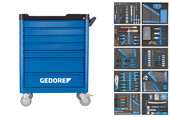 Werkzeugwagen workster smartline mit Werkzeugsortiment 308-teilig - 2980347
