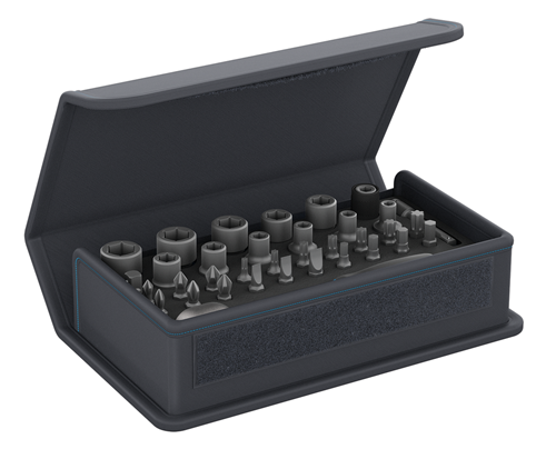 Bit socket wrench set with ratchet 1/4" 35 pieces - 3085015 (2)