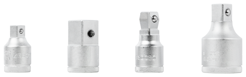 Adapter set 3/8"-3/4" + extension 1/2" 4 pieces - 3100189 (1)