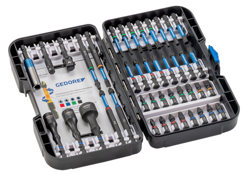 Torsion bit set 42 pieces SL+PR+PH+PZ+TX - 3100316 (2)