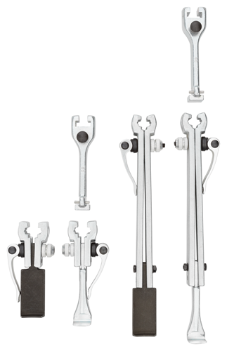 Puller set with 6 hooks 130x100-350 mm - 3106756 (6)