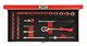Socket wrench set 1/4" 32 pieces 4-13 mm - 3300001 (1) (Thumbnail)
