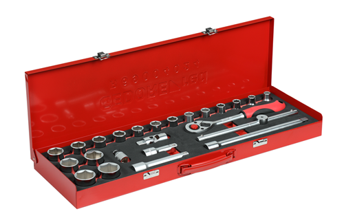 Socket wrench set 1/2" 10-32 mm 24 pieces - 3300006 (2)
