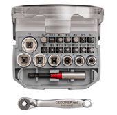 Steckschlüssel-Satz 1/4" 23-teilig 6-13 mm+Bits - 3300026