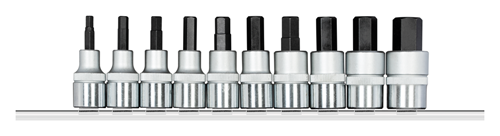 Screwdriver bits 1/2 on connector strip 10 pieces 5-19 mm - 3300027 (1)