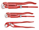 Pliers set, 3 pieces, 2x pipe pliers and 1x water pump pliers - 3300040 (1) (Thumbnail)