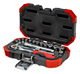 Socket wrench set 1/4" 16 pieces 4-13 mm - 3300050 (2) (Thumbnail)