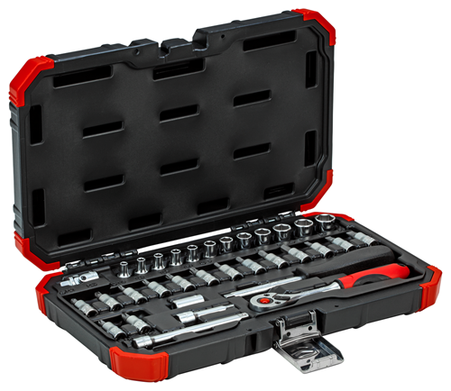 Socket wrench set 1/4" 33 pieces 4-13 mm - 3300051 (3)