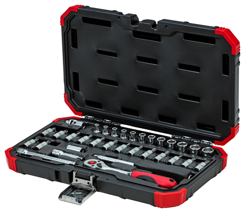 Socket wrench set 1/4" 33 pieces 4-13 mm - 3300051 (2)