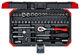 Socket wrench set 1/4" 46 pieces 4-14 mm - 3300052 (1) (Thumbnail)