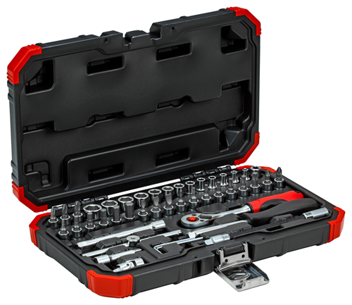Socket wrench set 1/4" 46 pieces 4-14 mm - 3300052 (2)