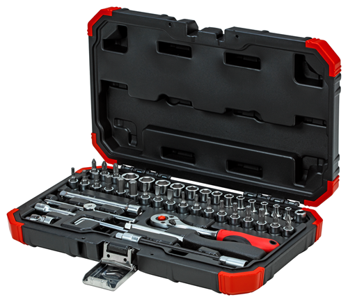 Socket wrench set 1/4" 46 pieces 4-14 mm - 3300052 (3)