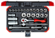 Socket wrench set 3/8" 26 pieces 6-24 mm - 3300053 (1) (Thumbnail)
