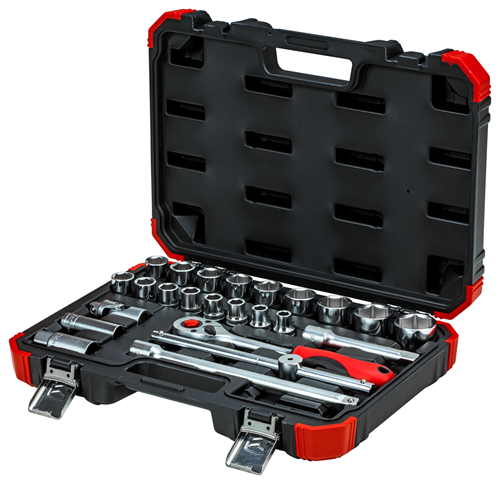 Socket wrench set 1/2" 10-32 mm 24 pieces - 3300055 (2)