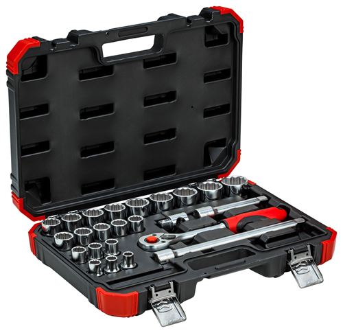 Socket wrench set 1/2" 10-32 mm 24 pieces - 3300056 (3)