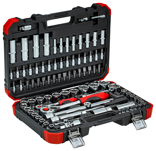 Socket wrench set 1/4" + 1/2" 94 pieces - 3300057 (3)