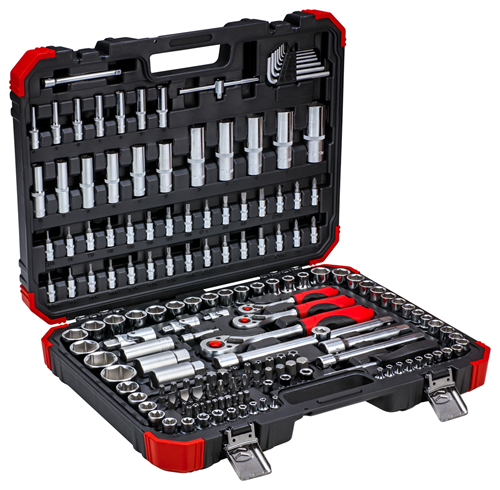 Socket wrench set 1/4" + 3/8" + 1/2" 172 pieces - 3300058 (3)
