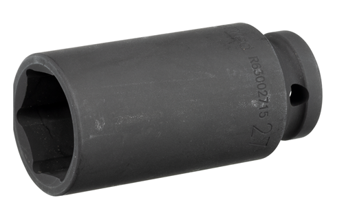 Impact socket 1/2" hex 27 mm - 3300703 (1)