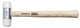 Plastic hammer with ash handle head Ø 32 mm 80 mm - 3300744 (1) (Thumbnail)