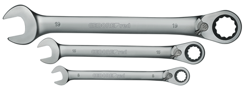 Combination ratchet wrench set 12 pieces 8-19 mm - 3300850 (2)