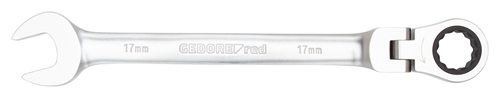 Joint combination ratchet wrench 17 mm length 233 mm - 3300883 (1)