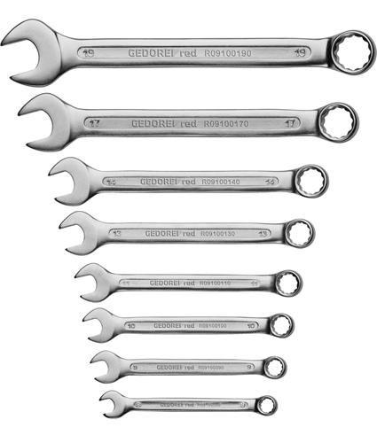 Combination wrench set 8 pieces 8-19 mm - 3300988 (2)
