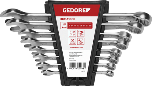 Combination wrench set 8 pieces 8-19 mm - 3300988 (1)