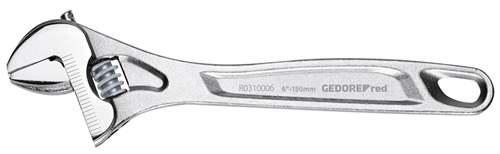 Adjustable wrench 20 mm length 150 mm 15° chrome - 3300996 (1)