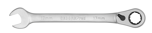 Combination ratchet spanner 17mm - 3301006 (1)