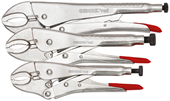 Gripzangensatz 7-12" 3-teilig 35-60 mm - 3301180