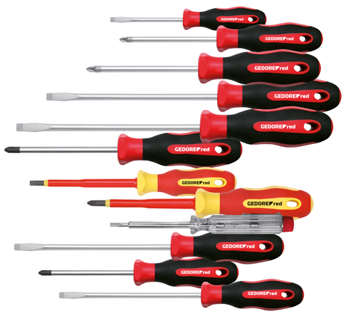 2C-Screwdriver set 12 pieces PH+PZ+SL - 3301273 (1)