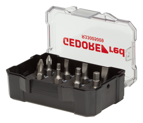 Bit box 1/4" 9-piece PH+SL+6-edge+bit holder - 3301346 (5)