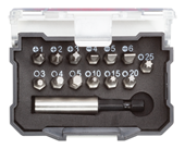 Bit-Box 1/4" 14-teilig PH+SL+TX+6-kant+Bithalter - 3301347