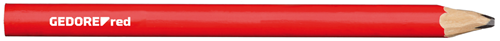 Carpenter’s Pencil 75 mm oval red 12 pcs - 3301432 (1)