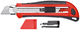 Cutter knife 5 blade width 25 mm with clip - 3301605 (1) (Thumbnail)