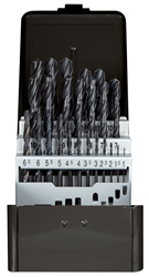 Spiralbohrersatz 25-teilig Ø 1-13mm 0.5-Steigung - 3301611