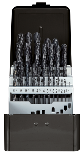 Twist drill set 25 pieces Ø 1-13mm 0.5 pitch - 3301611 (1)